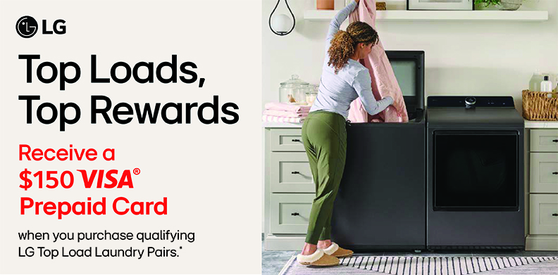 LG TOP LOADS, TOP REWARDS