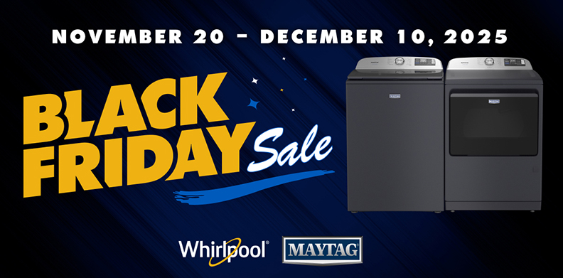 WHIRLPOOL AND MAYTAG LAUNDRY BLACK FRIDAY SALE