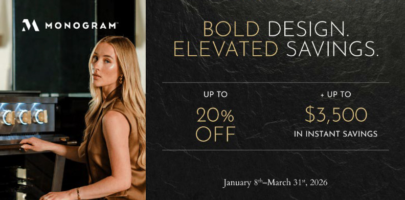 MONOGRAM BOLD DESIGN ELEVATED SAVINGS