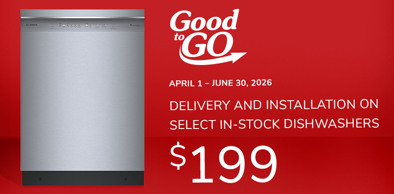 GOEMANS DISHWASHER DELIVERY AND INSTALLATION