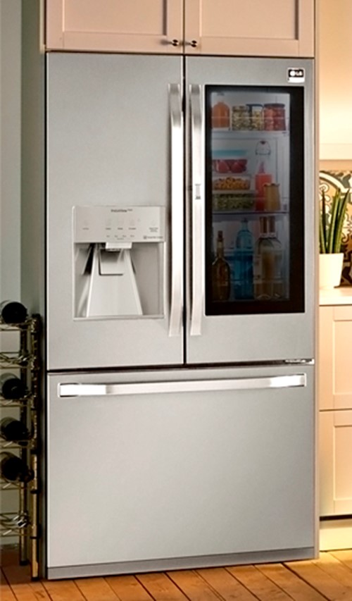 Freestanding French Door Refrigerator Freezer, 36, 20.1 cu ft, Ice & Water