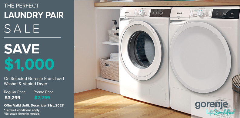 GORENJE THE PERFECT LAUNDRY PAIR