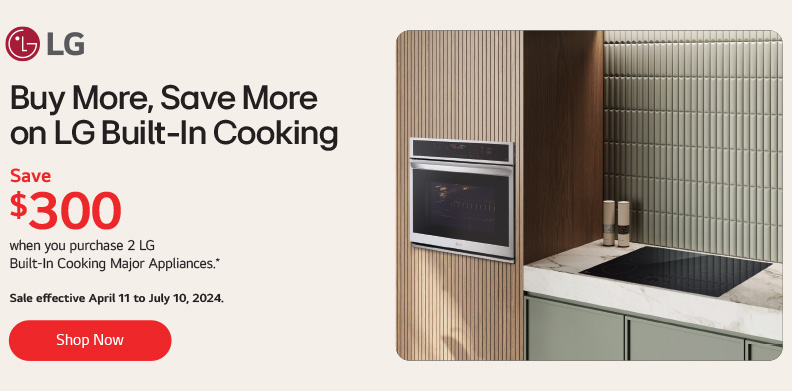 LG BUY MORE SAVE MORE BUILT IN COOKING