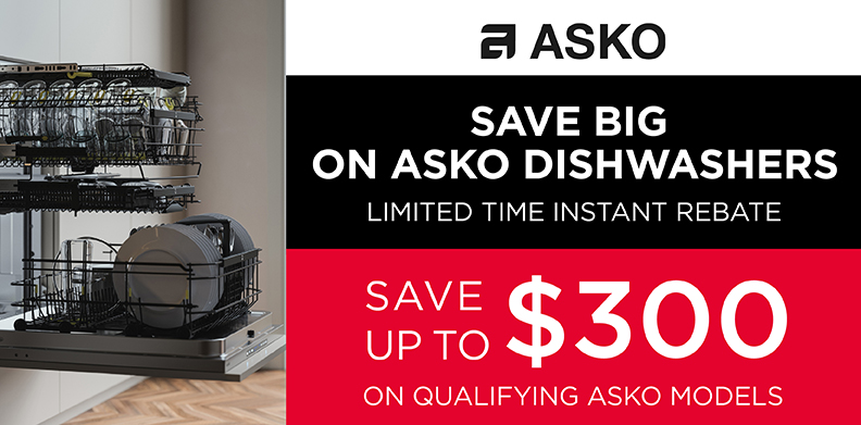 SAVE BIG ON ASKO DISHWASHER